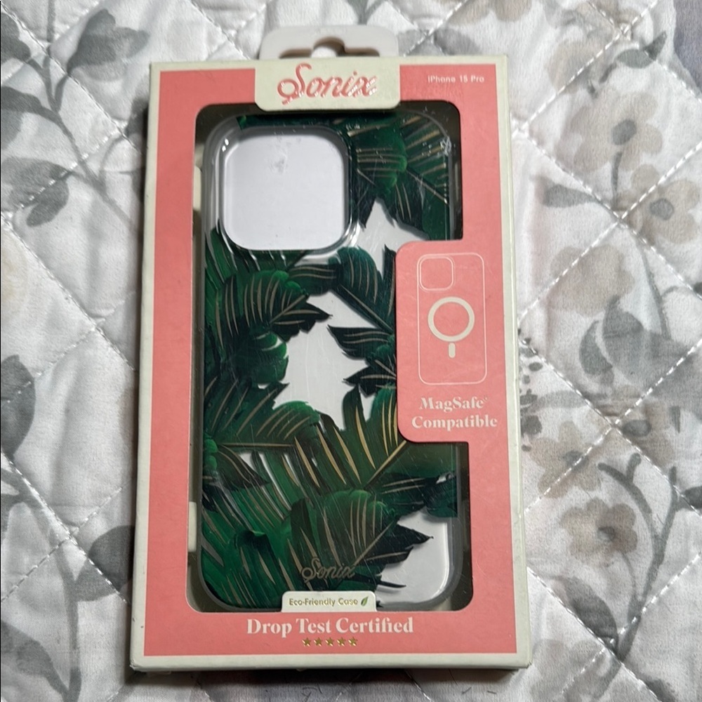 Sonix Eco-Friendly iPhone Case - Green Leaf Design